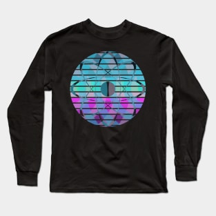 Retro-futuristic atom Long Sleeve T-Shirt